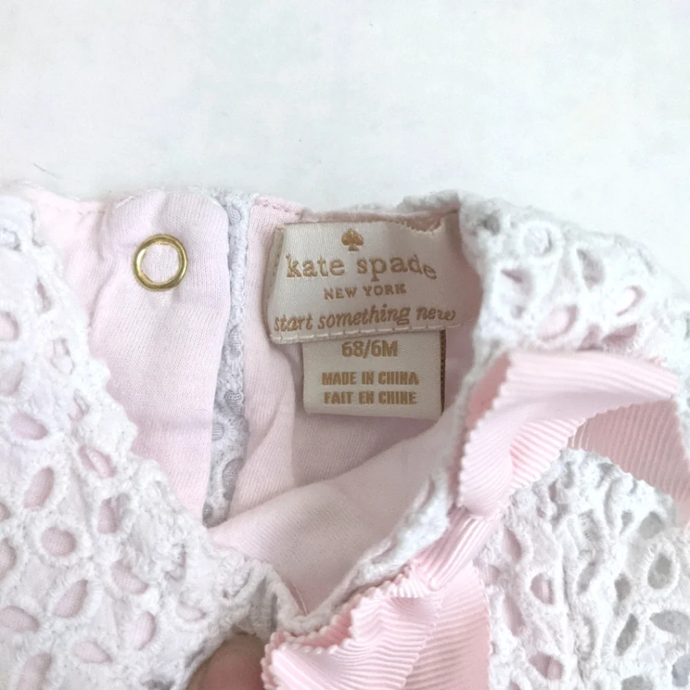 Kate Spade kids eyelet dress